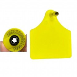 Reusable typed FDX-B RFID ear tag